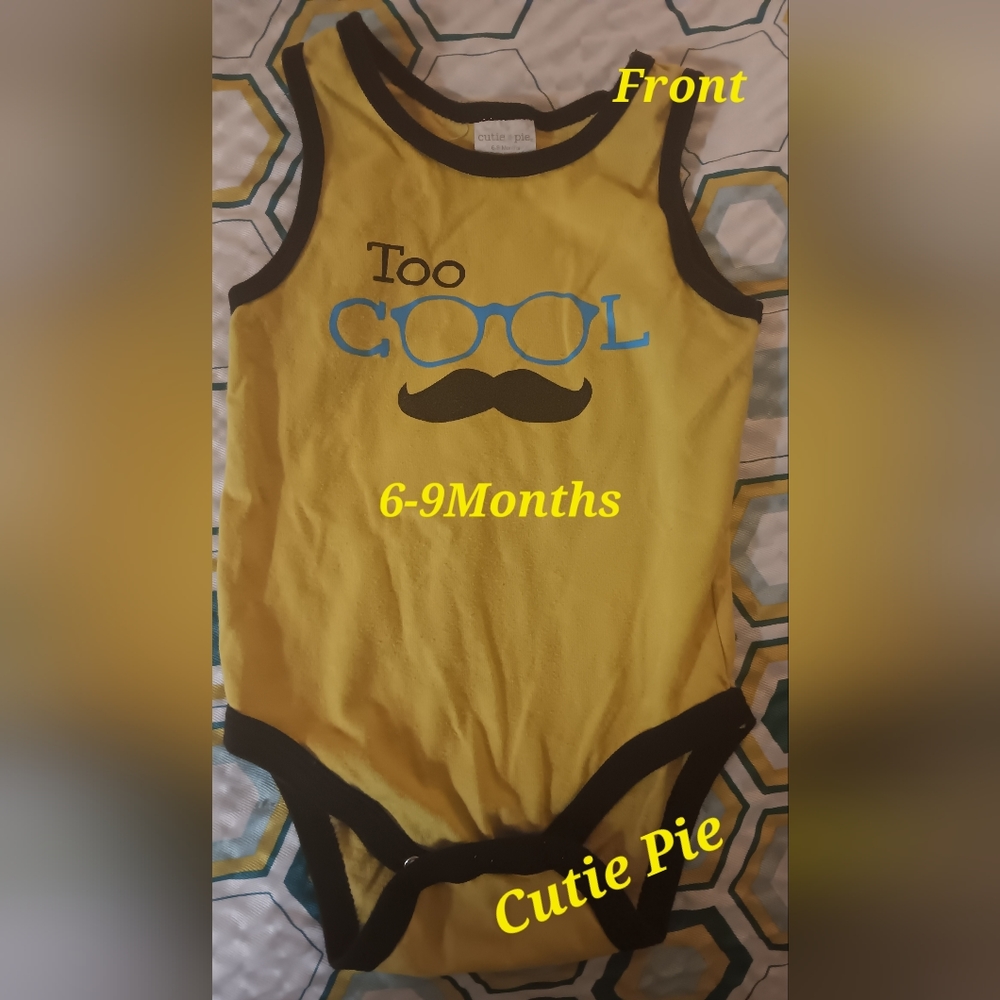 Baby boys Cutie Pie tank top one piece